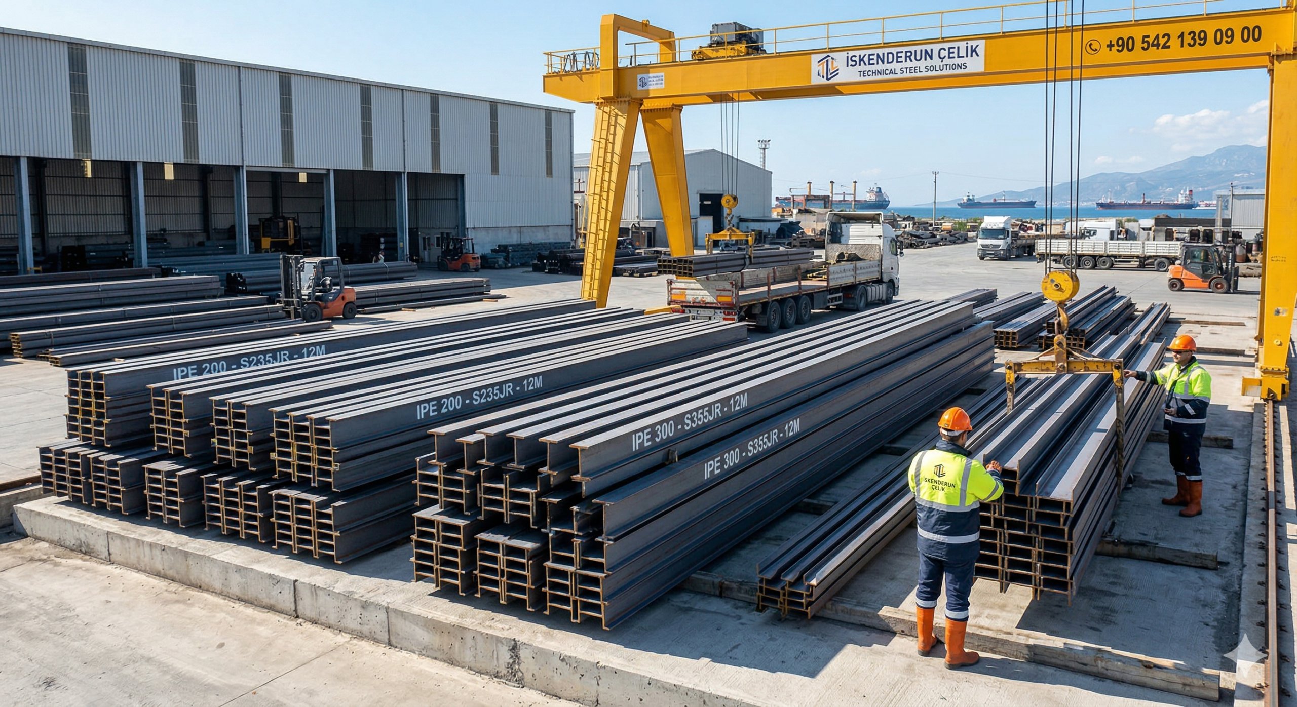 Türkiye Geneli IPE Profil Tedarik Rehberi: İskenderun Lojistik Avantajları